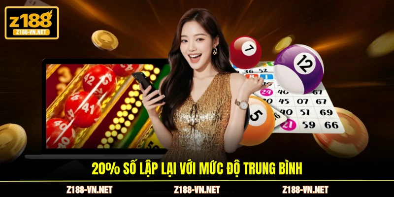 20% số lập lại với mức độ trung bình
