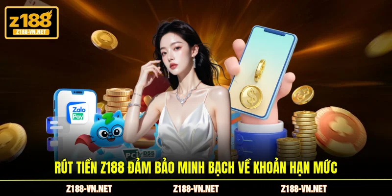 Rút tiền Z188 đảm bảo minh bạch về khoản hạn mức