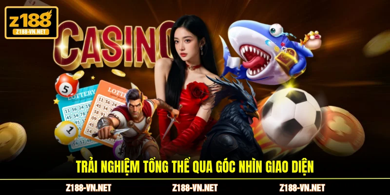 Trải nghiệm tổng thể qua góc nhìn giao diện